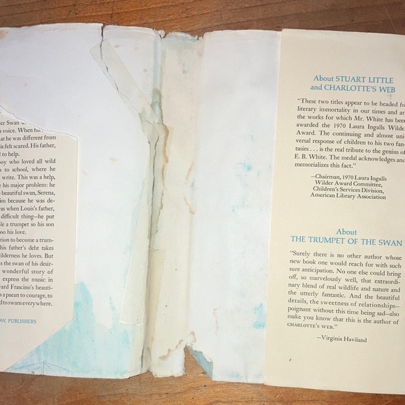 The Trumpet of the Swan by E.B. White - vintage Illustrated Children's Book - Picture 14 of 16